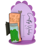 Big Dill 4” Handpainted Hair Clip