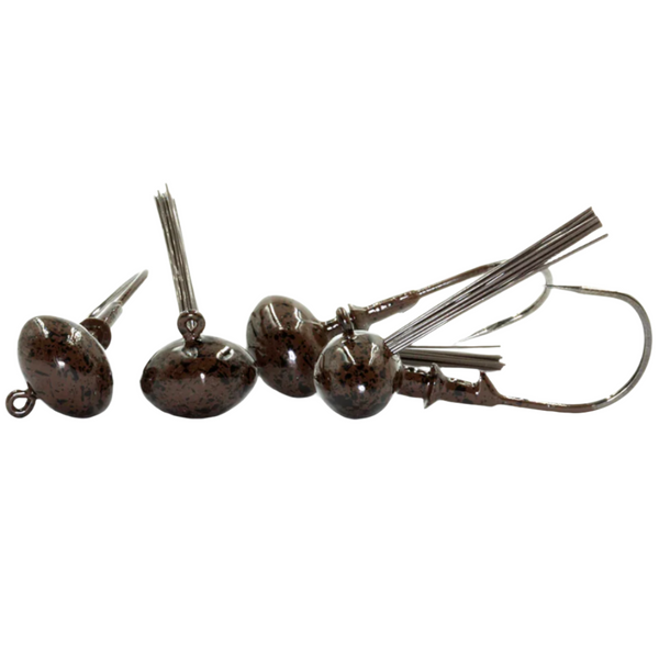 Set of fishing weights and hooks on a white background