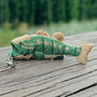 Articulated Fish Keychain Bass 3”