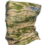 Fish Monkey Performance Face Guard Green Water Camo
