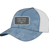 AFTCO Sayings Trucker Find Your Own Fish - Dusk Storm Camo
