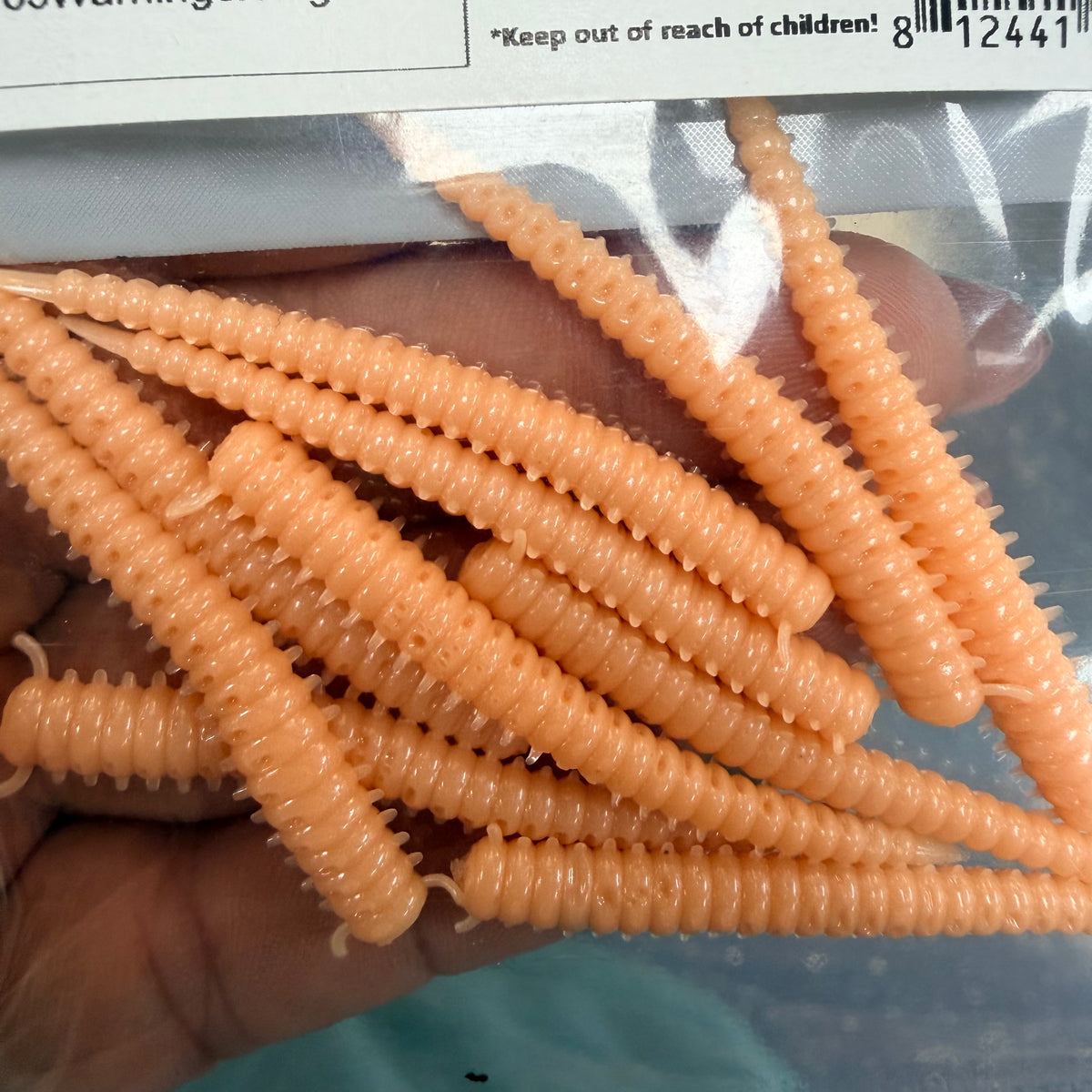 Fuller Boyz Wiggle Wormz 2" Peach Delight