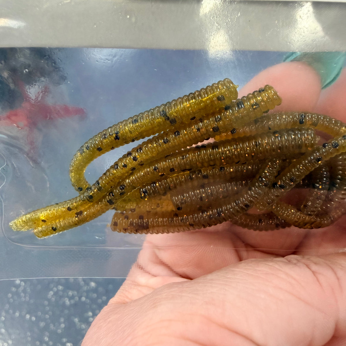 Fuller Boyz Creek Crawl'R Worm Green Pumpkin Seed