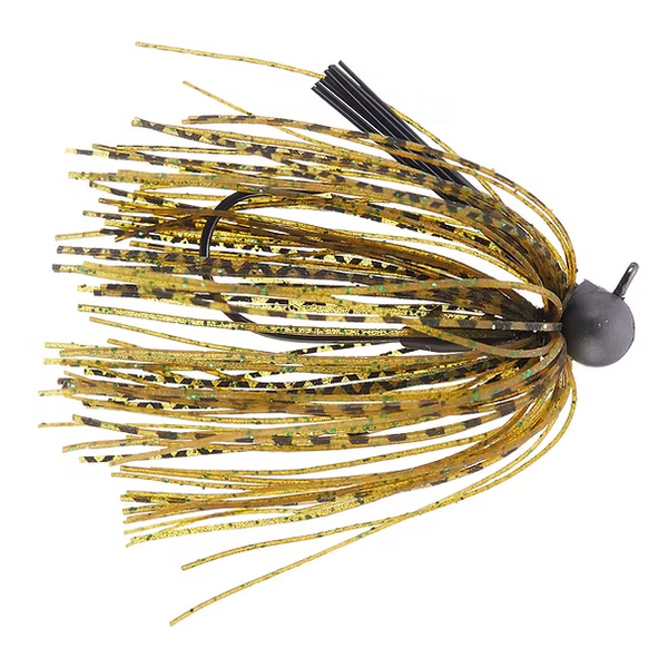 Queen Tackle Tungsten Finesse Peanut Football Jig Green Pumpkin Green