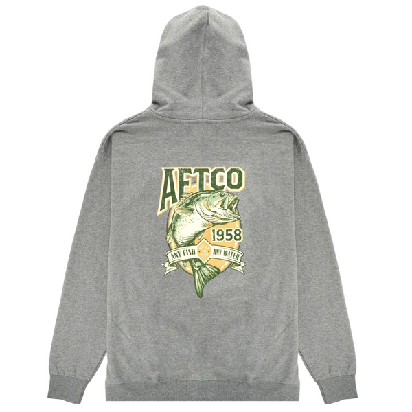 AFTCO Framed Hoodie Graphite Heather