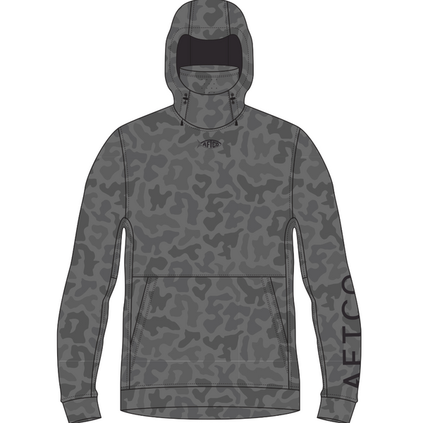 AFTCO Reaper Camo Sweatshirt Gray Grouper Camo
