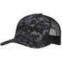 Shimano Printer Trucker Black Camo Mesh