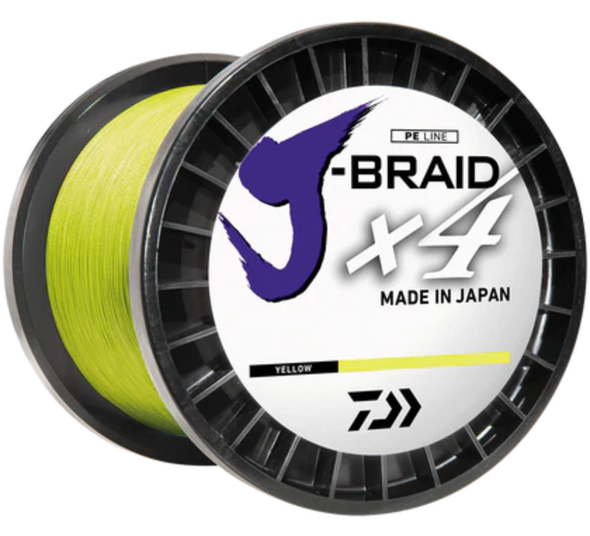 Daiwa J-Braid X4 - Fluorescent Yellow