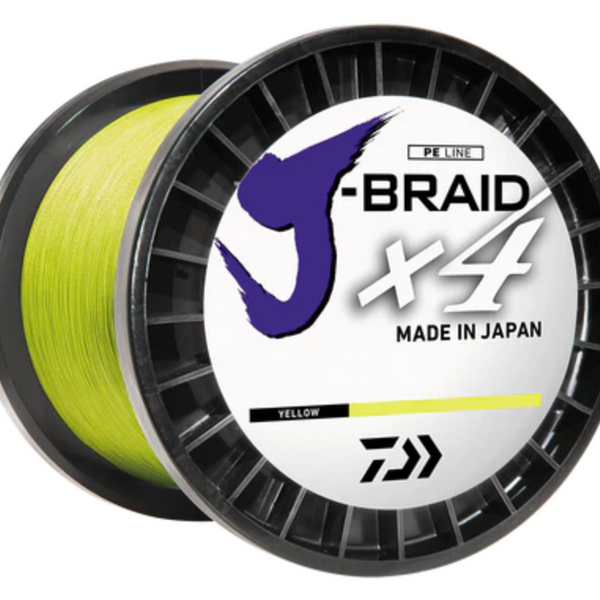 Daiwa J-Braid X4 - Fluorescent Yellow