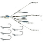 6th Sense Divine Umbrella Rig Kit 5.5" wire - 1 8oz. 3 0 4K Shad