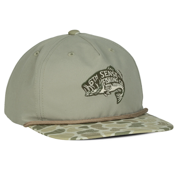 6th Sense The Marina Hat Stitched Bass Sense - Stone Thicket Fade