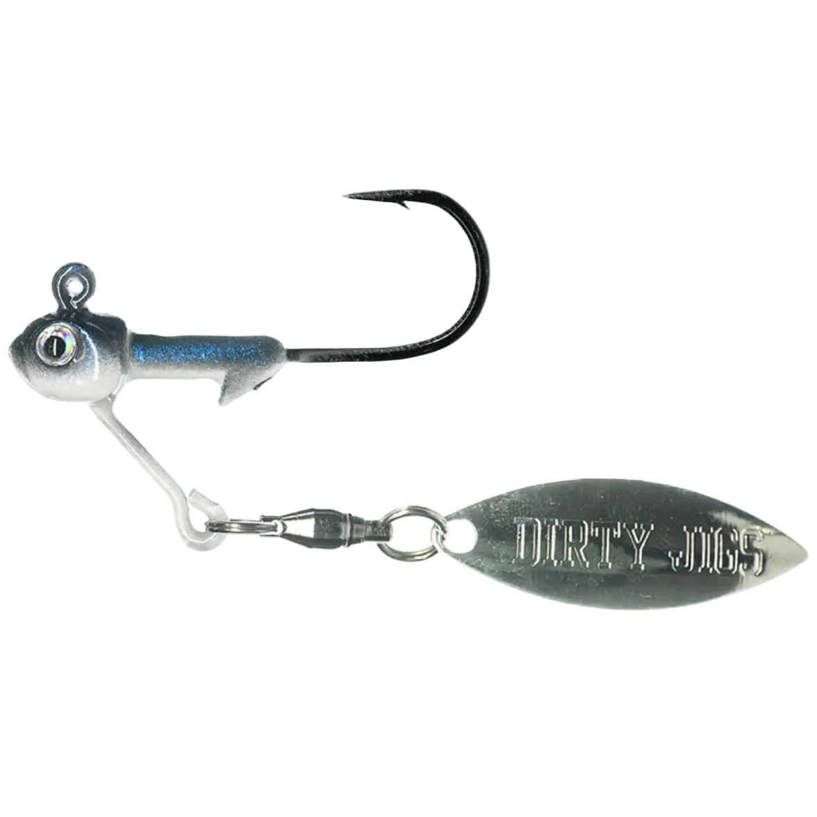 Dirty Jigs Tactical Bassin' Mini Underspin Blue Shad