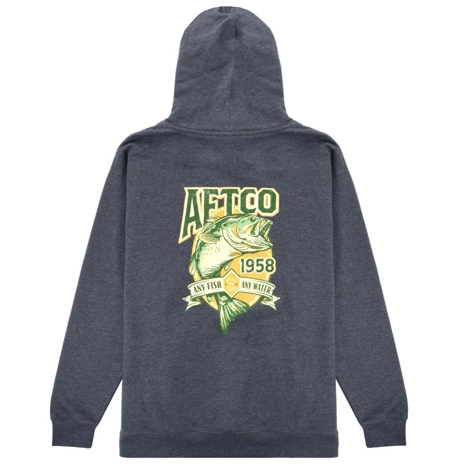 AFTCO Framed Hoodie Navy Heather