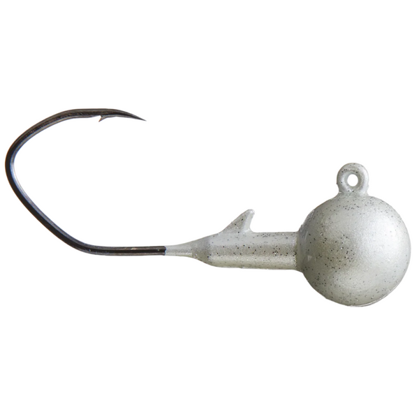 Fishing lure with a hook on a white background