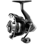 A black and silver spinning fishing reel with a T-shaped handle, shown at a three-quarter angle against a white background.
