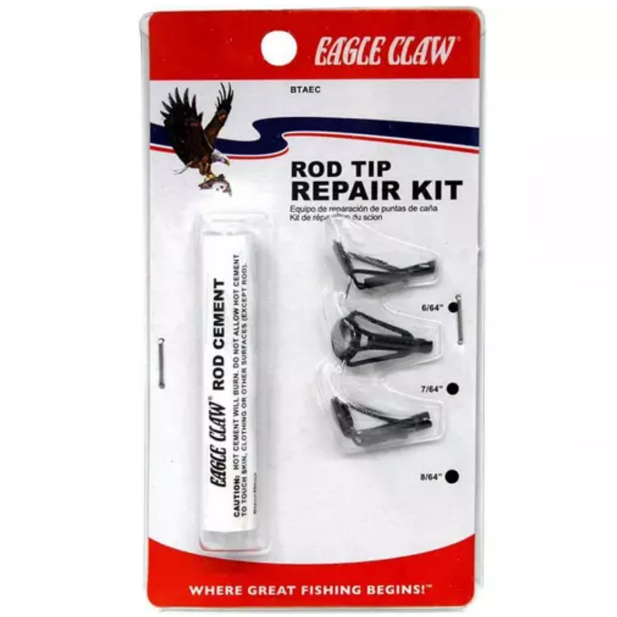 Eagle Claw Rod Tip Repair Kit - Black