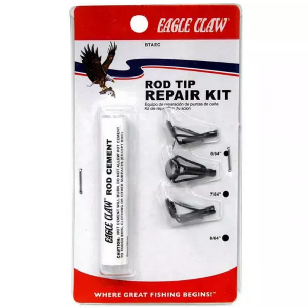 Eagle Claw Rod Tip Repair Kit - Black
