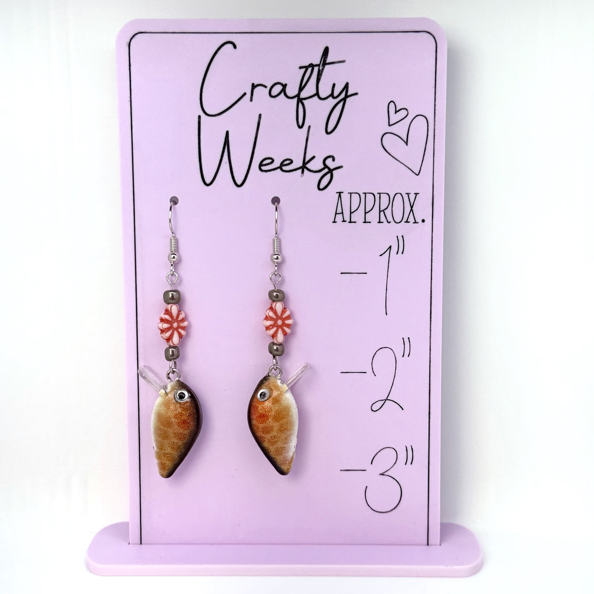 Fishing Lure Dangle Earrings
