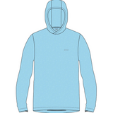 AFTCO Ocean Bound Hooded Performance Shirt Fathom Heather