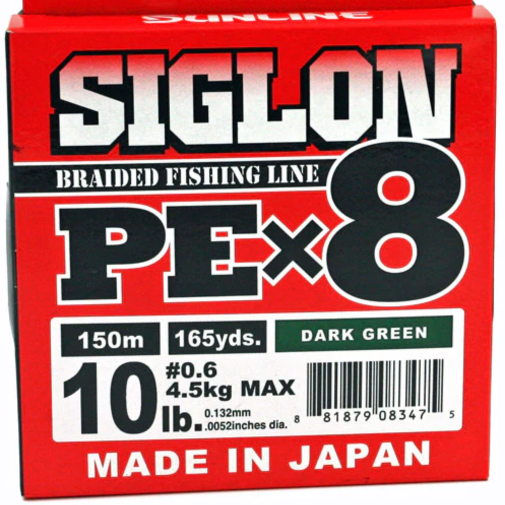 Sunline Siglon PE X4 - Cuerda Trenzada (150 M, Diámetro: 0,223 Mm, 13 Kg), Color Verde Claro