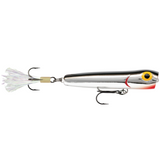 Fishing lure with a hook on a white background