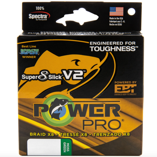 Power Pro Super 8 Slick V2 - Moss Green