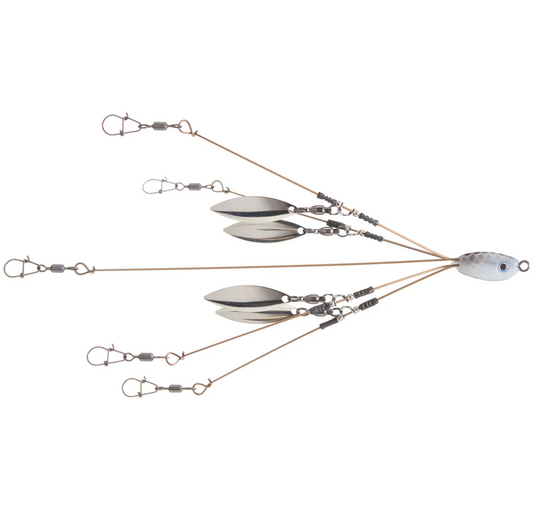 Hog Farmer Tactical Bassin 5 Hook 4 Blade Mini