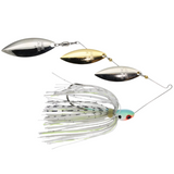 Fishing lure with three blades on a white background