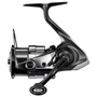 A black and silver Shimano Vanish spinning fishing reel with a step-on handle, shown from a side profile view on a white background.