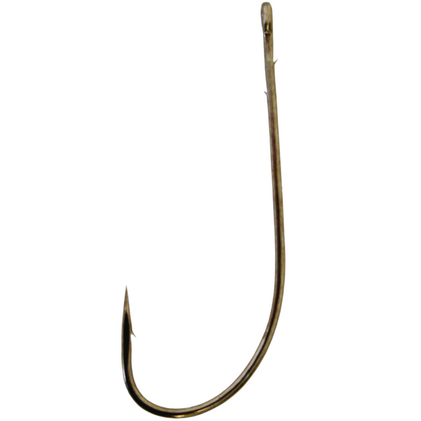 Fishing hook with a gray background