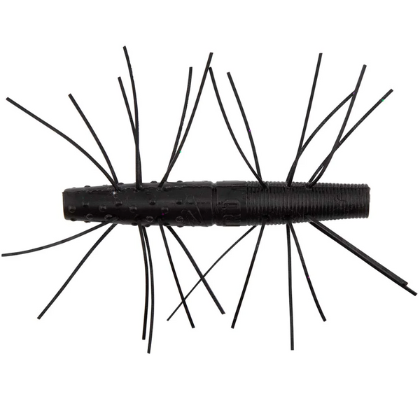 Black wire brush with bristles on a white background