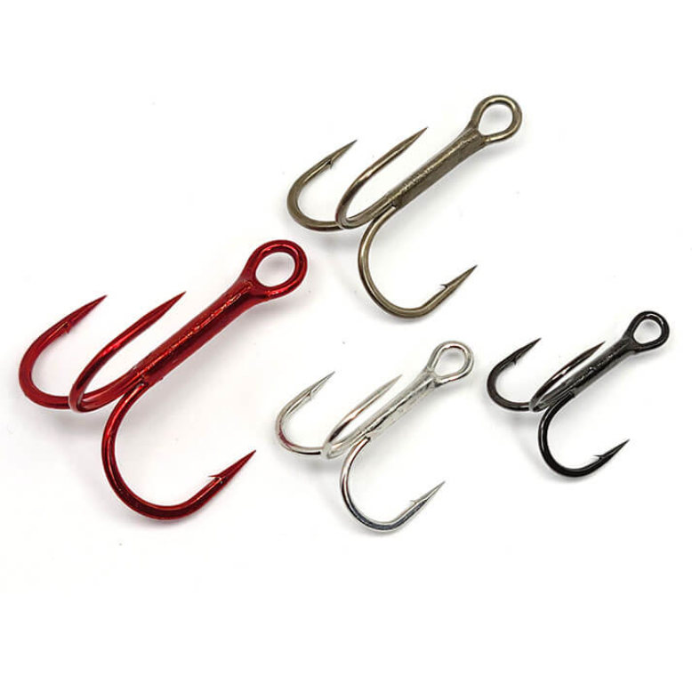 Gamakatsu Treble Hook Round Bend - Red